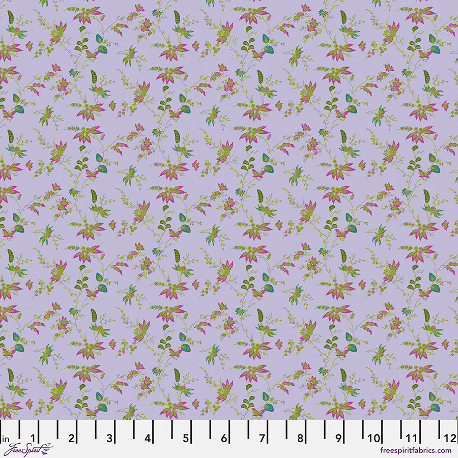 Vintage Cloth Quilt Fabric - Brittany Floral in Chateau Purple - PWSK073.CHATEAU
