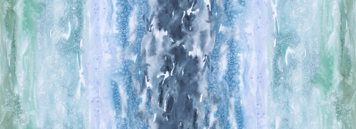 Wanderlust Quilt Fabric - Catch My Drift Ombre in Sky Multi - 39849 11