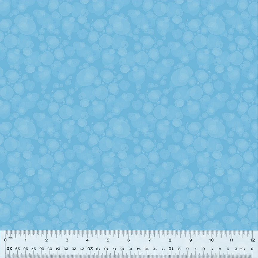 Watermark Quilt Fabric - Blender in Denim Blue - 54665-16