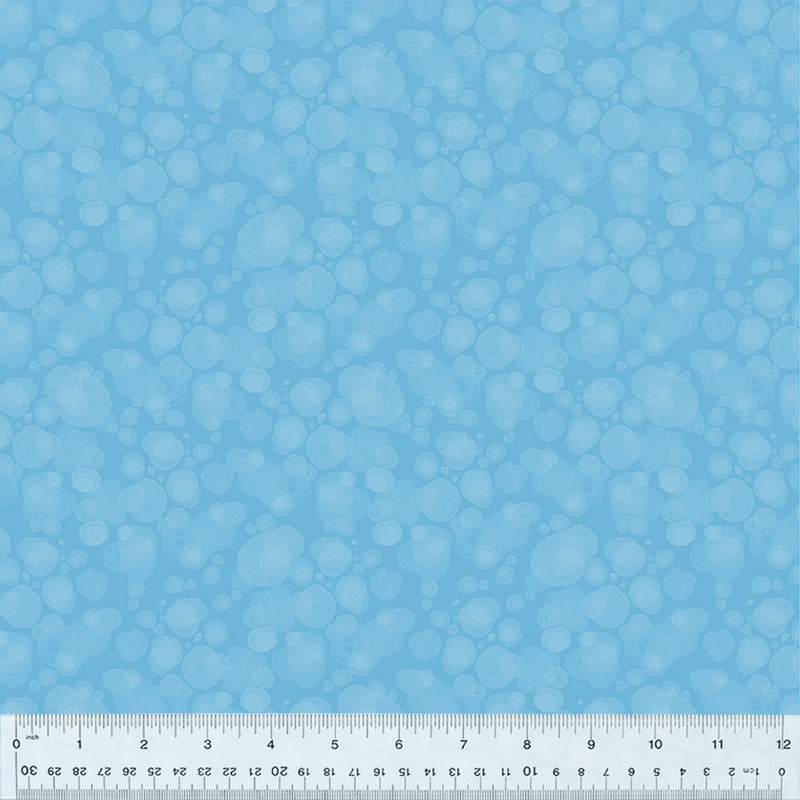 Watermark Quilt Fabric - Blender in Denim Blue - 54665-16