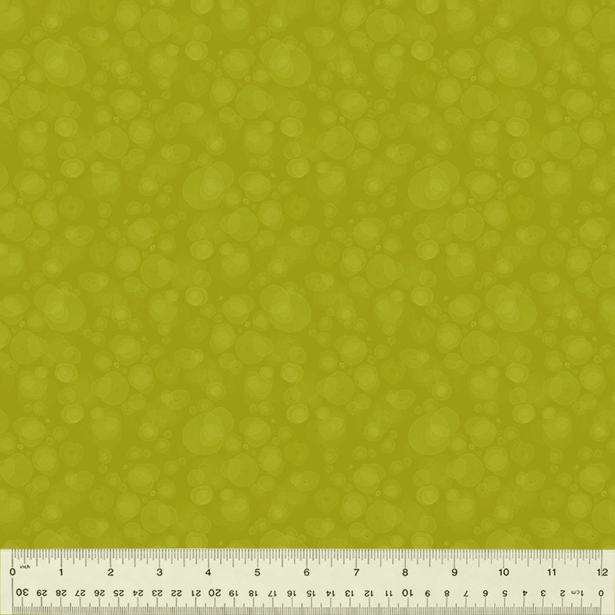 Watermark Quilt Fabric - Blender in Kiwi Green - 54665-9