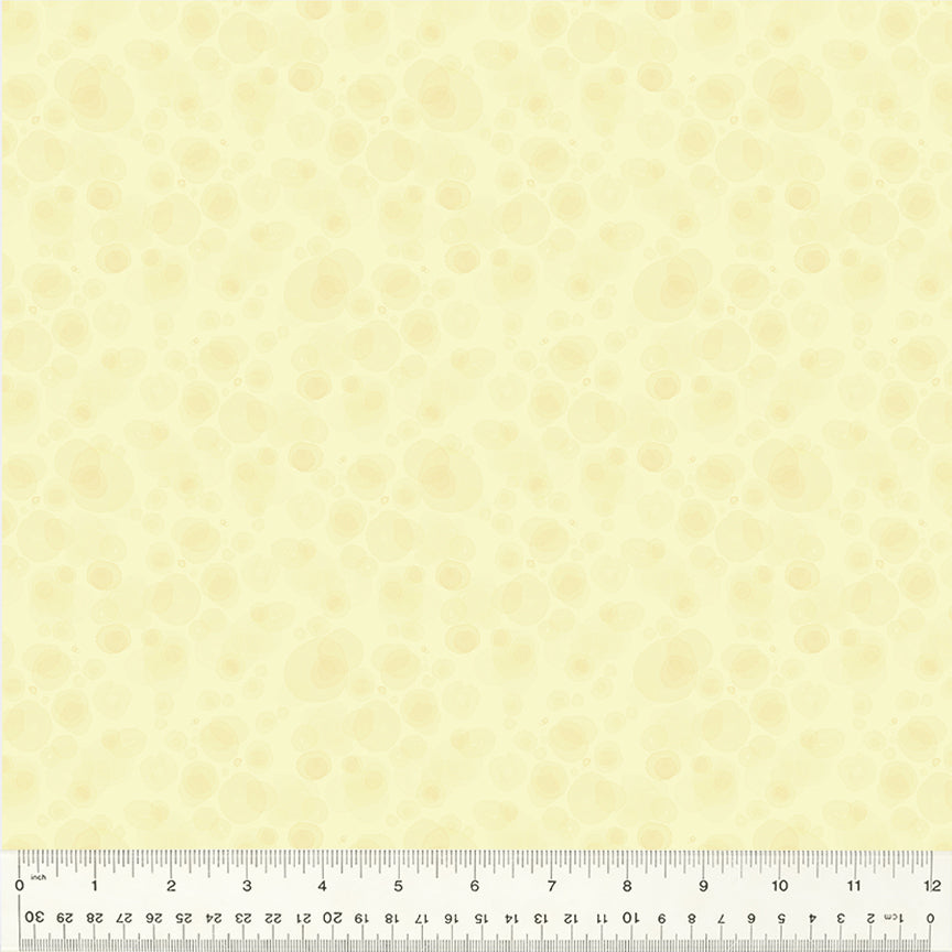 Watermark Quilt Fabric - Blender in Linen Cream (Yellow) - 54665-29