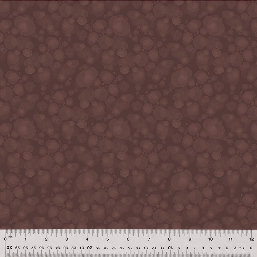 Watermark Quilt Fabric - Blender in Mahogany Brown - 54665-2