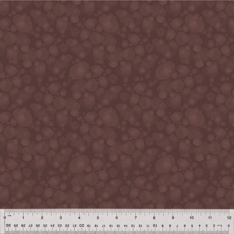 Watermark Quilt Fabric - Blender in Mahogany Brown - 54665-2