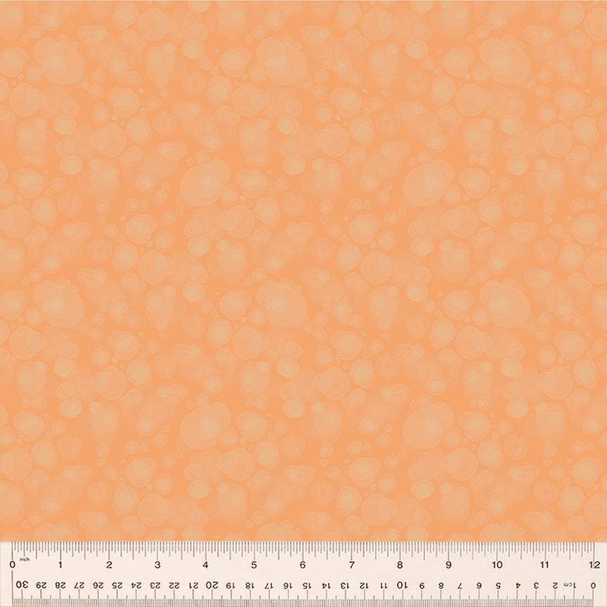Watermark Quilt Fabric - Blender in Soft Salmon Peach/Orange - 54665-27