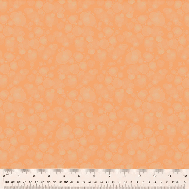 Watermark Quilt Fabric - Blender in Soft Salmon Peach/Orange - 54665-27
