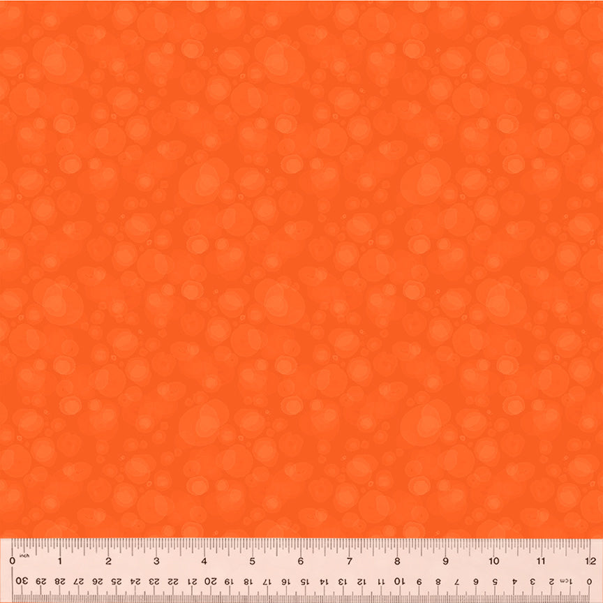 Watermark Quilt Fabric - Blender in Tomato Orange - 54665-3