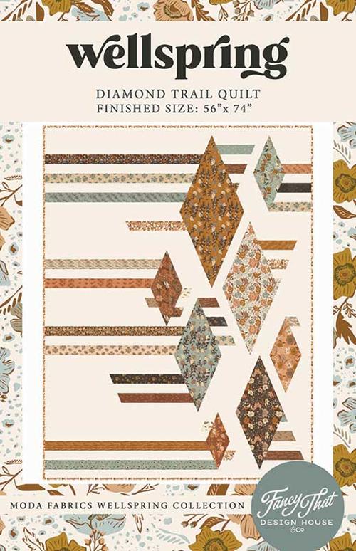Wellspring Diamond Trail Quilt Pattern by Modernly Morgan - FTD 254