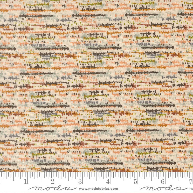 Wellspring Quilt Fabric - Blotted in Eggshell Multi - 45677 11