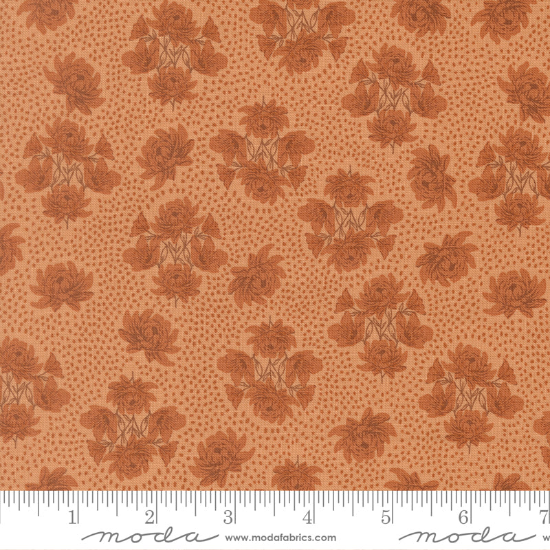 Wellspring Quilt Fabric - Speckled Serenade in Coral Seashell Peach - 45672 14