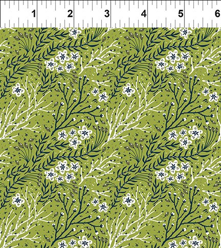 Whimsy Quilt Fabric - Lush in Green - 20WMS-1