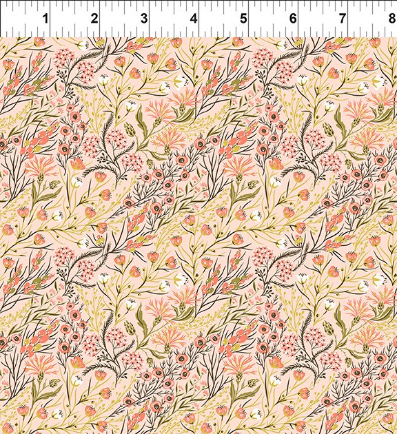 Whimsy Quilt Fabric - Sweet in Peach - 17WMS-1