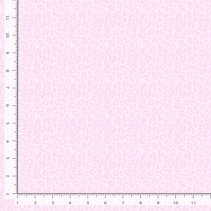 Wild Quilt Fabric - Leopard Print in Blush Pink - STELLA-DPJ3031 BLUSH