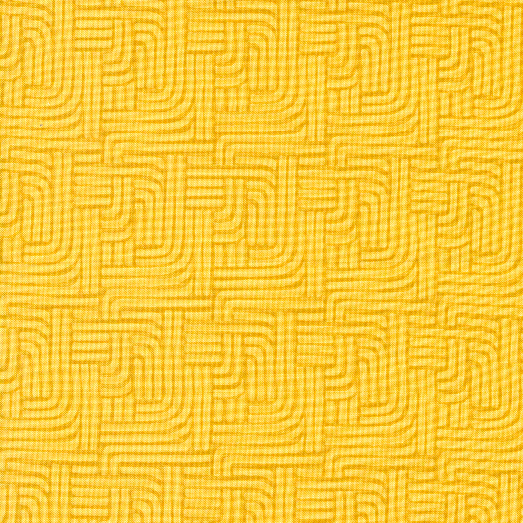 Willow Quilt Fabric - Stripe Falls in Golden Yellow - 36066 17