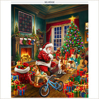 Winter Wonder Quilt Fabric - Christmas Morning Panel - 55164DP-1 - SOLD AS A 35" PANEL