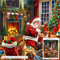 Winter Wonder Quilt Fabric - Christmas Morning Panel - 55164DP-1 - SOLD AS A 35" PANEL