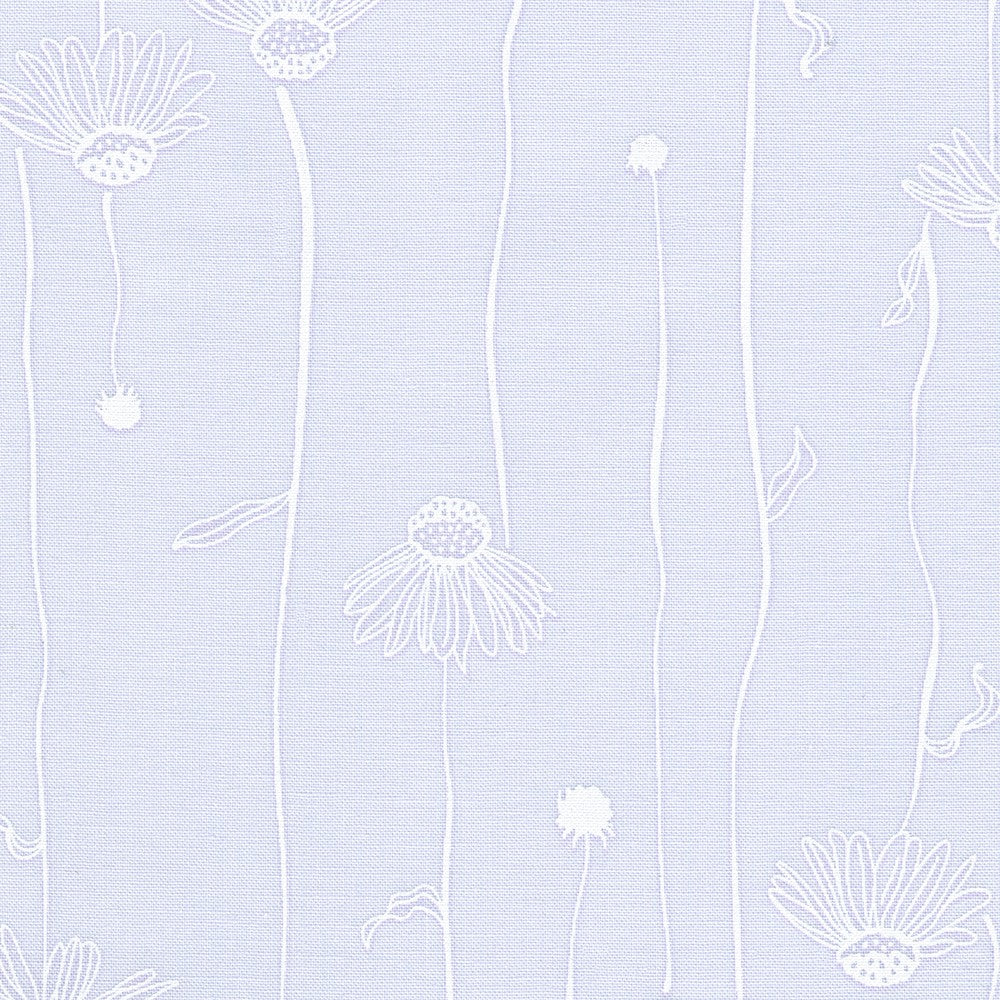 Wishwell Alabaster Hues Quilt Fabric - Coneflower in Lavender Purple - WEL-23349-23 LAVENDER