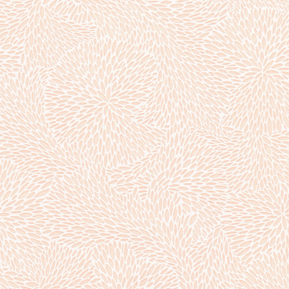 Wishwell Alabaster Hues Quilt Fabric - Packed Petals in Ice Peach - WEL-23353-362 ICE PEACH