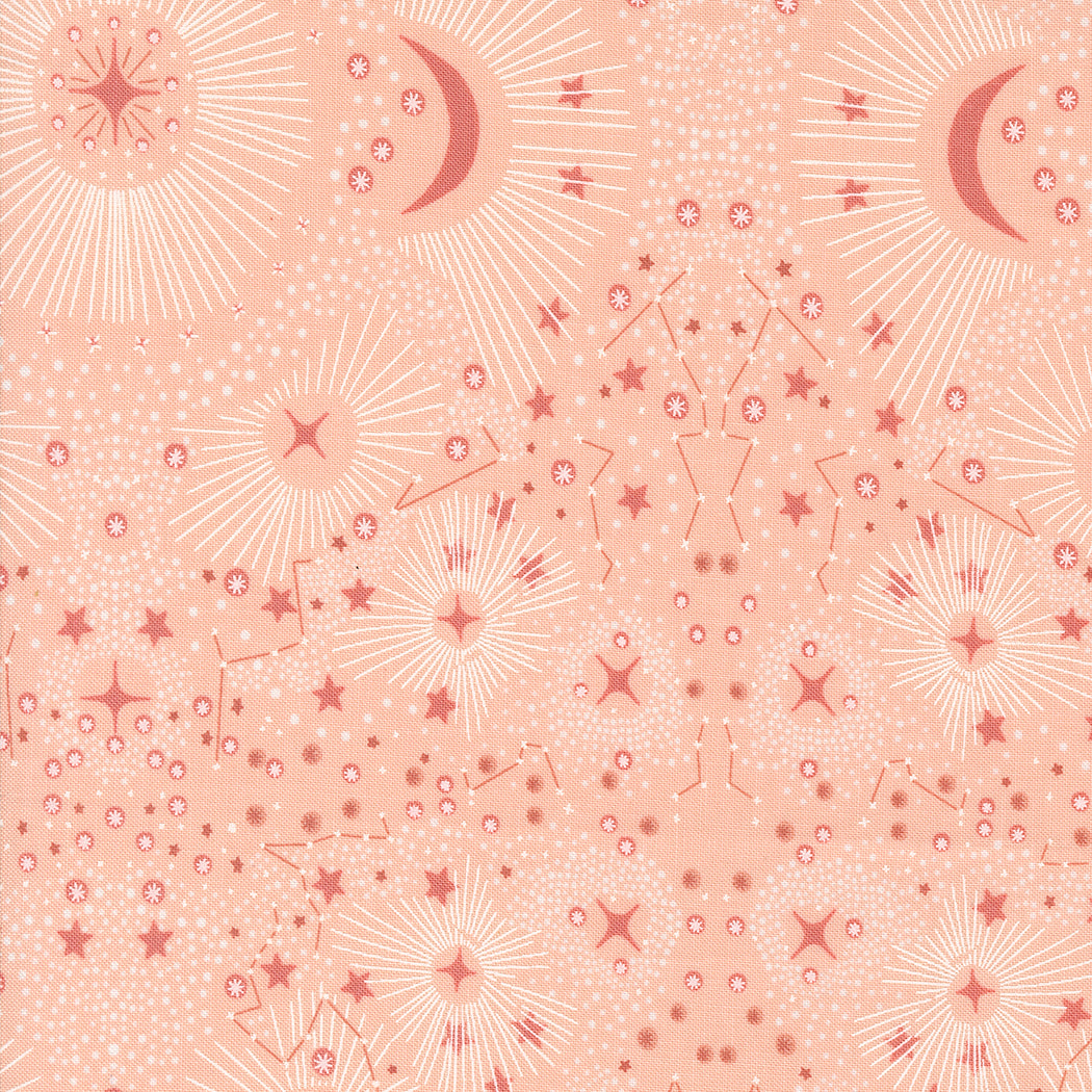 Woodland Wonder Quilt Fabric - Starshine in Blush Pink - 48397 18