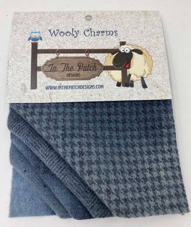 Wooly Charms - Blue Gray - 5 pieces - WC5707