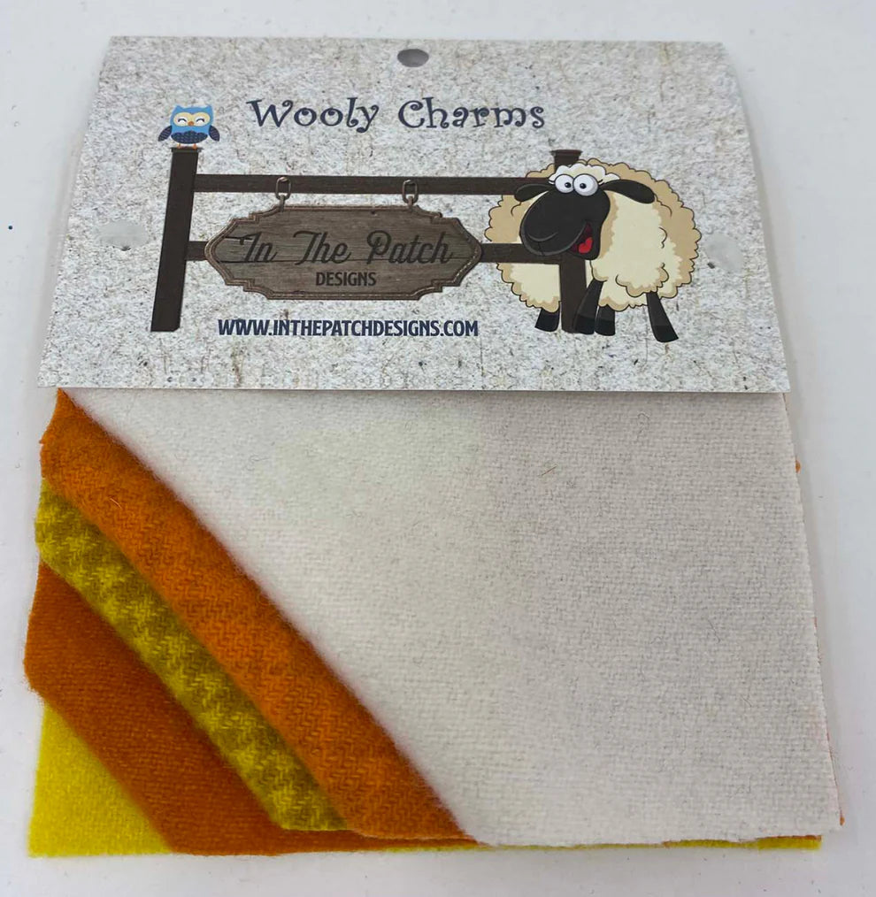 Wooly Charms - Candy Corn - 5 pieces - WC5111