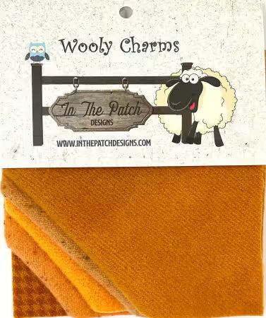 Wooly Charms - Oranges - 5 pieces - WC5717