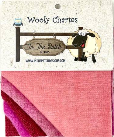 Wooly Charms - Pinks - 5 pieces - WC5718