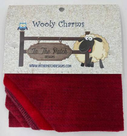 Wooly Charms - Reds - 5 pieces - WC5720