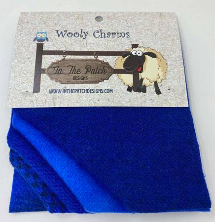Wooly Charms - Wild Blue - 5 pieces - WC4741