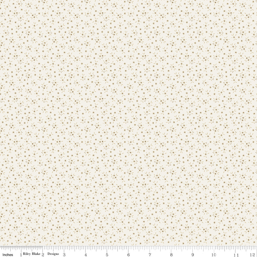Worth Repeating Quilt Fabric - Ditsy in Cloud - C18266-CLOUD
