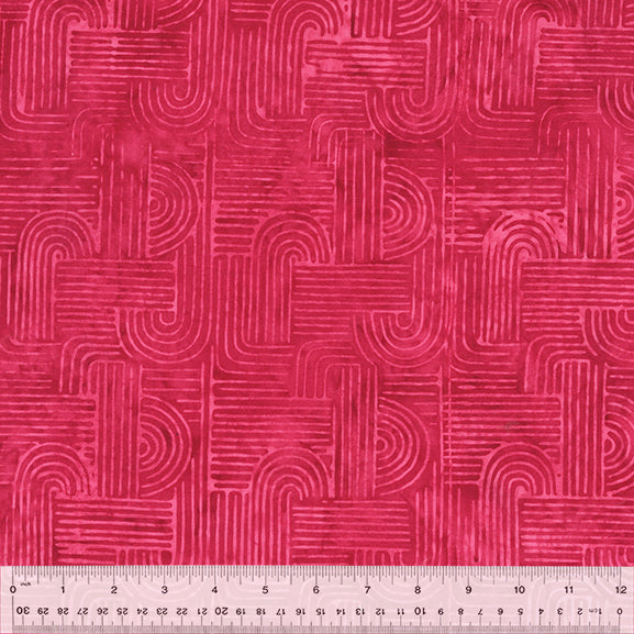 Zen Garden Batik Quilt Fabric - Zen Garden in Sweet Pink - 862Q-3