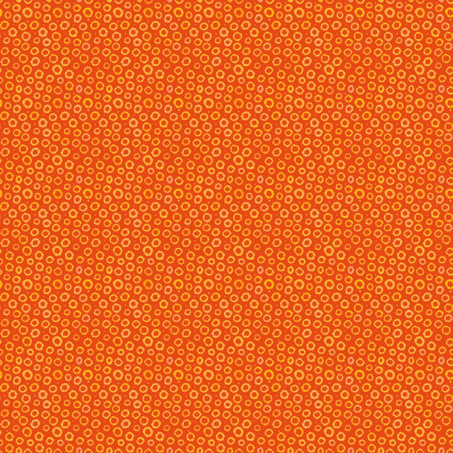 Zooville Quilt Fabric - Aloha Dot in Orange - FLZS D114 O