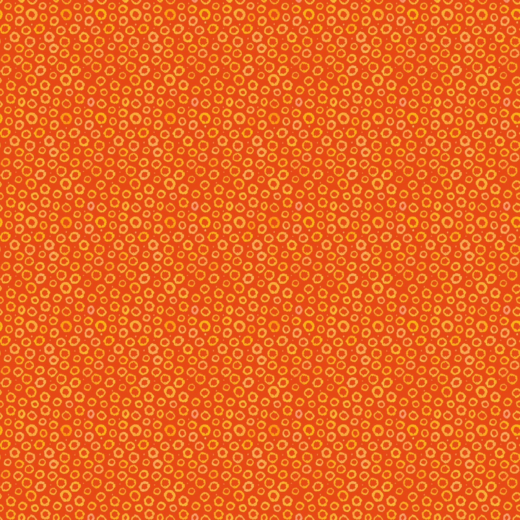 Zooville Quilt Fabric - Aloha Dot in Orange - FLZS D114 O