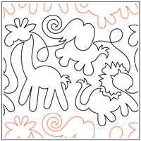 Longarm Pattern (not for sale): Animal Crackers