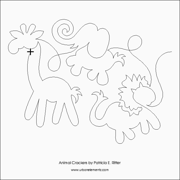 Longarm Pattern (not for sale): Animal Crackers