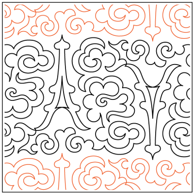 Longarm Pattern (not for sale): April in Paris