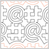 Longarm Pattern (not for sale): At Hashtag