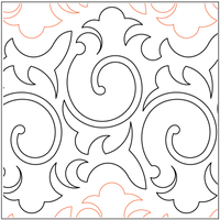 Longarm Pattern (not for sale): Bali's Scroll