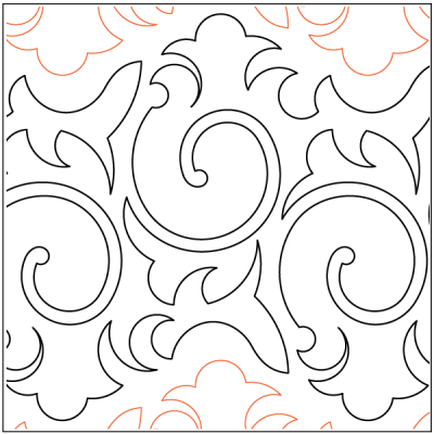 Longarm Pattern (not for sale): Bali's Scroll