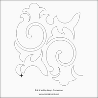 Longarm Pattern (not for sale): Bali's Scroll