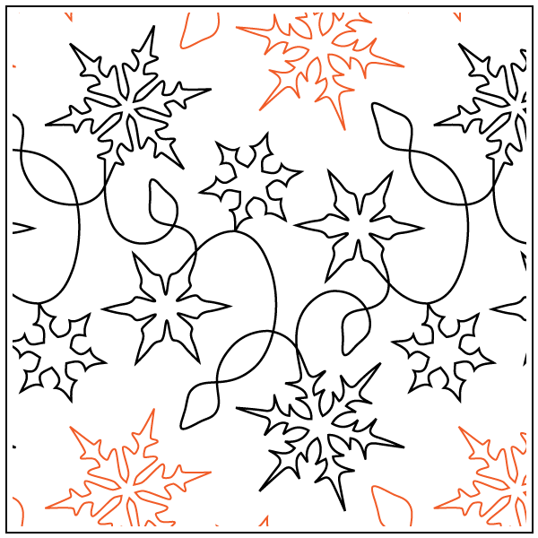 Longarm Pattern (not for sale): Becker's Winter Wonderland