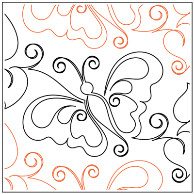 Longarm Pattern (not for sale): Butterfly Bliss