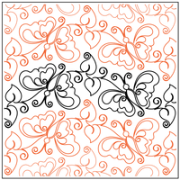 Longarm Pattern (not for sale): Butterfly Bliss