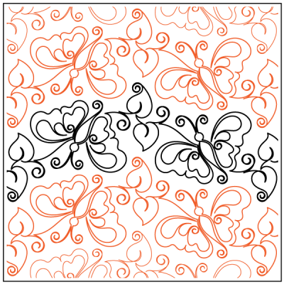 Longarm Pattern (not for sale): Butterfly Bliss