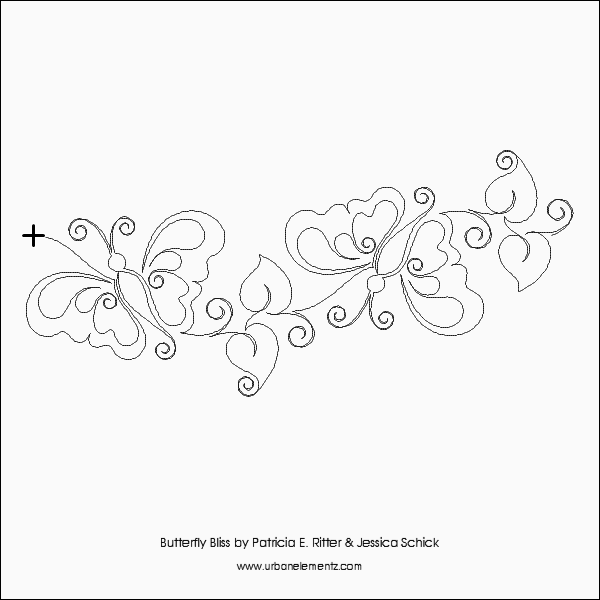 Longarm Pattern (not for sale): Butterfly Bliss