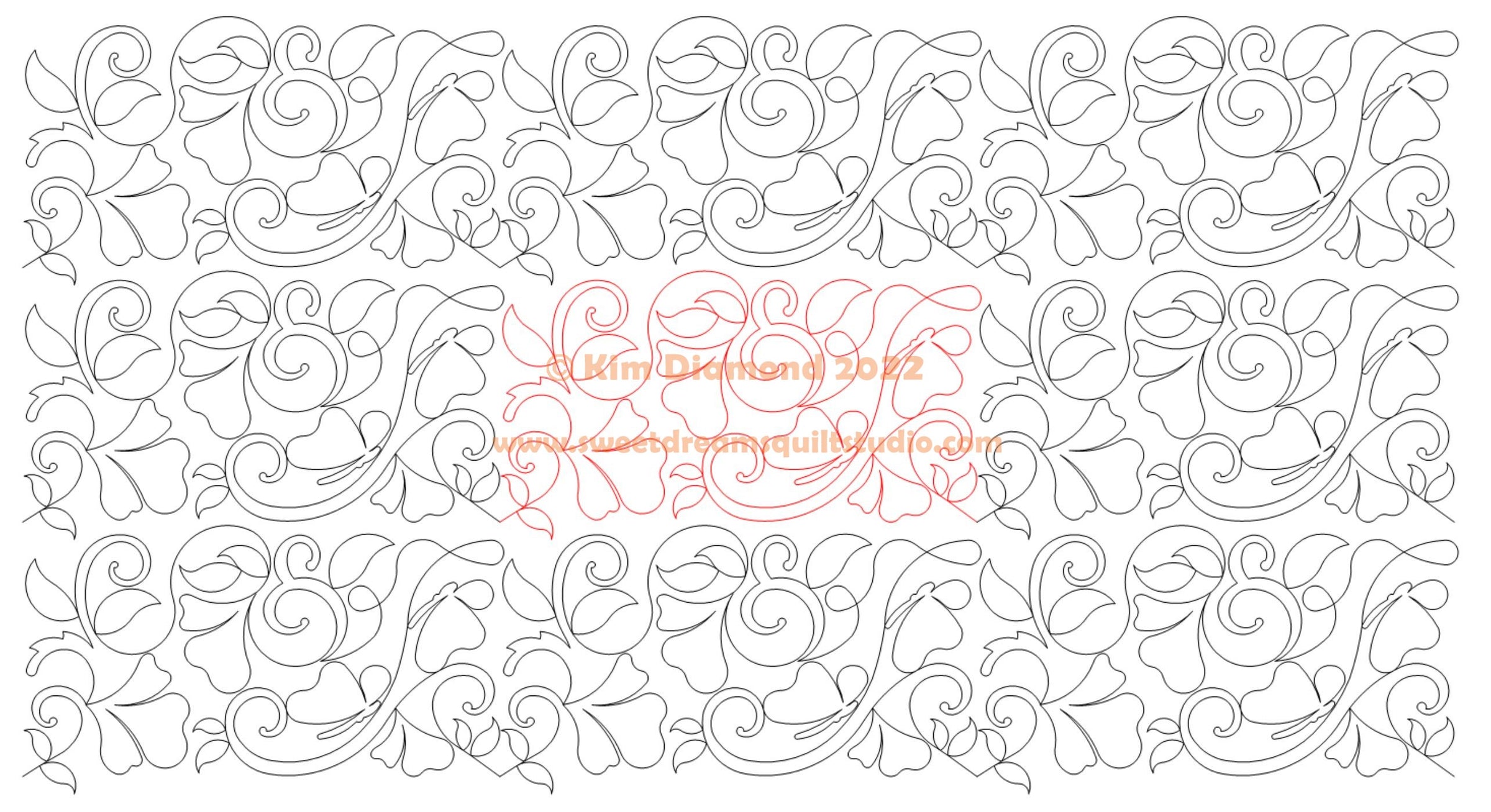 Longarm Pattern (not for sale): Butterfly E2E