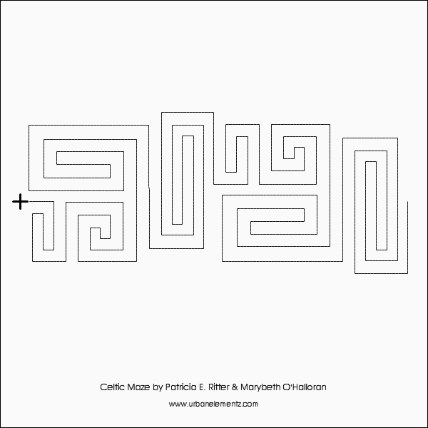 Longarm Pattern (not for sale): Celtic Maze