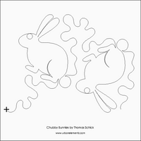 Longarm Pattern (not for sale): Chubby Bunnies