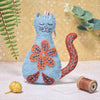 Corinne Lapierre Wool Mix Felt Craft Mini Kit - Cat - CLWMFCC