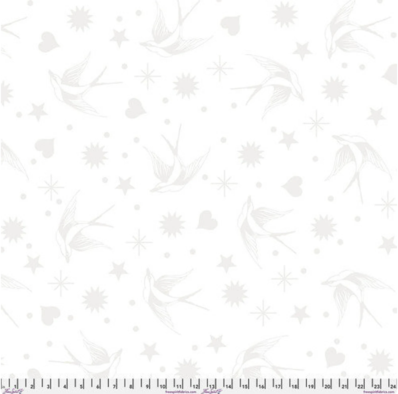 Tula's True Colors 108" Wide Fairy Flakes XL in Snowfall - QBTP013.SNOWFALL